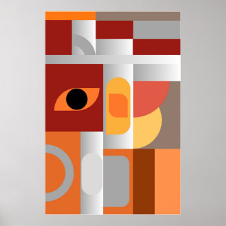 Geometrische art print | Premium Posters voor wand
