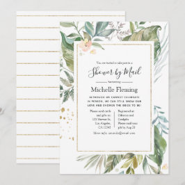 Geometrische Baby of Vrijgezellenfeest per post Kaart