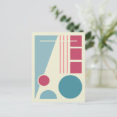 Geometrische Balans 1 Abstract ontwerp Briefkaart (Staand voorkant)