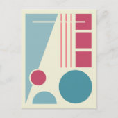 Geometrische Balans 1 Abstract ontwerp Briefkaart (Voorkant)