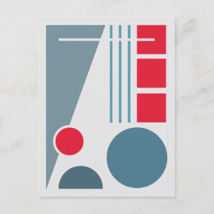 Geometrische Balans 1 Abstract ontwerp Briefkaart