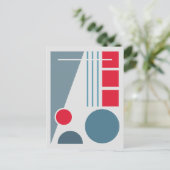 Geometrische Balans 1 Abstract ontwerp Briefkaart (Staand voorkant)