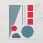 Geometrische Balans 1 Abstract ontwerp Briefkaart (Voorkant)