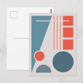 Geometrische Balans 1 Abstract ontwerp Briefkaart (Voorkant / Achterkant)