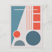 Geometrische Balans 1 Abstract ontwerp Briefkaart (Voorkant)