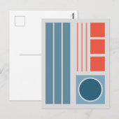 Geometrische Balans 2 Abstract ontwerp Briefkaart (Voorkant / Achterkant)