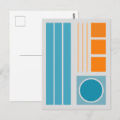 Geometrische Balans 2 Abstract ontwerp Briefkaart (Voorkant / Achterkant)