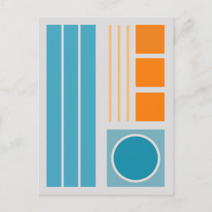 Geometrische Balans 2 Abstract ontwerp Briefkaart