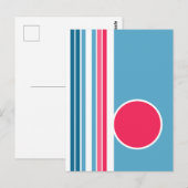 Geometrische balans 3 briefkaart (Voorkant / Achterkant)