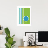 Geometrische balans 3 poster (Thuiskantoor)
