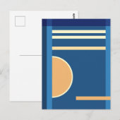 Geometrische balans 4 briefkaart (Voorkant / Achterkant)