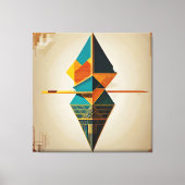 Geometrische balans canvas afdruk (Voorkant)