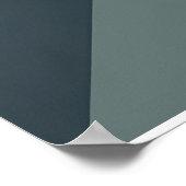 Geometrische balans - minimalistische driehoeken poster (Hoek)