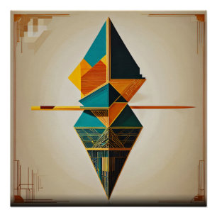 Geometrische balans perfect poster