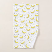 Geometrische bananen bad handdoek (Handdoek)