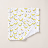 Geometrische bananen bad handdoek (Wasdoekje)