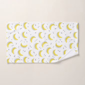 Geometrische bananen bad handdoek (Handdoek)