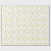 Geometrische bananen cadeaupapier (Vlak)