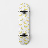 Geometrische bananen persoonlijk skateboard (Voorkant)