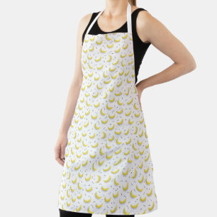 Geometrische bananen schort