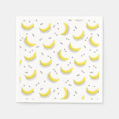 Geometrische bananen servet (Voorkant)