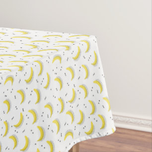 Geometrische bananen tafelkleed