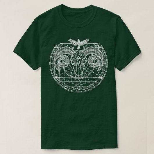 Geometrische baphomet t-shirt (Design voorkant)