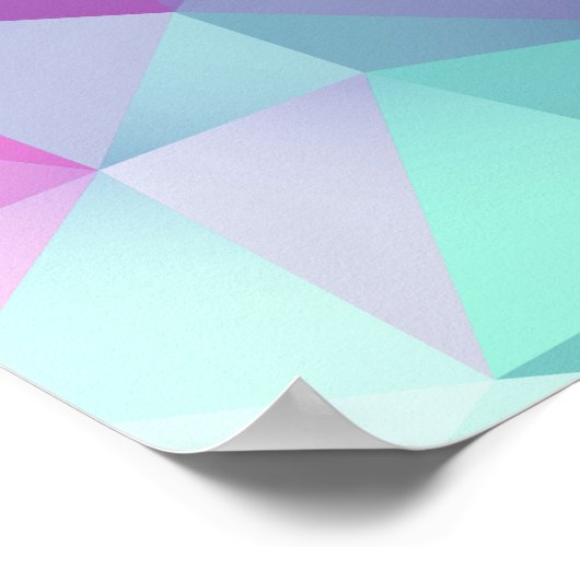 Geometrische barstPoster Poster (Hoek)