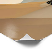 Geometrische Beer Wilderness Art Perfect Poster (Hoek)