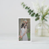 Geometrische bekleding | Visitekaartjes voor fotog (Staand voorkant)