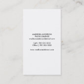 Geometrische bekleding | Visitekaartjes voor fotog (Achterkant)