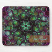 Geometrische belletjes Art Mousepad Muismat (Voorkant)