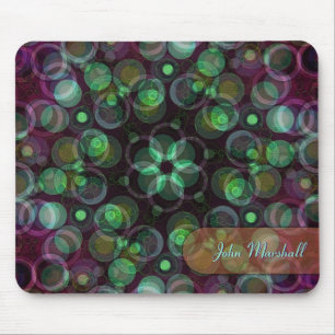Geometrische belletjes Art Mousepad Muismat