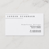 Geometrische berg Logo | Aangepast bedrijf Visitekaartje (Achterkant)