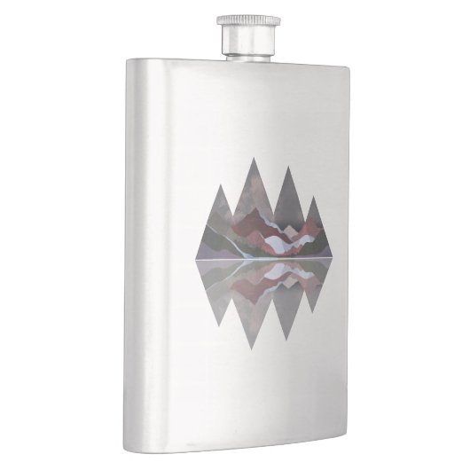 Geometrische bergscène flacon (Rechts)