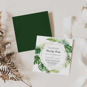 Geometrische bestemming Nuestra Boda Wedding Kaart