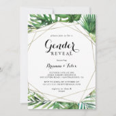 Geometrische Bestemming Tropische Geslacht Onthull Kaart (Voorkant)