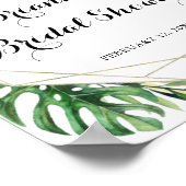 Geometrische bestemming Vrijgezellenfeest Welkomst Poster (Hoek)