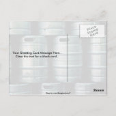 Geometrische biervaten, Tsjechië Briefkaart (Achterkant)