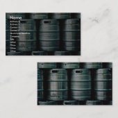 Geometrische biervaten, Tsjechië Visitekaartje (Voorkant / Achterkant)