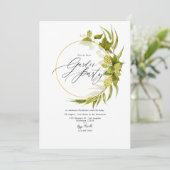 Geometrische Bierwilgen Tuinfeest Kaart (Staand voorkant)