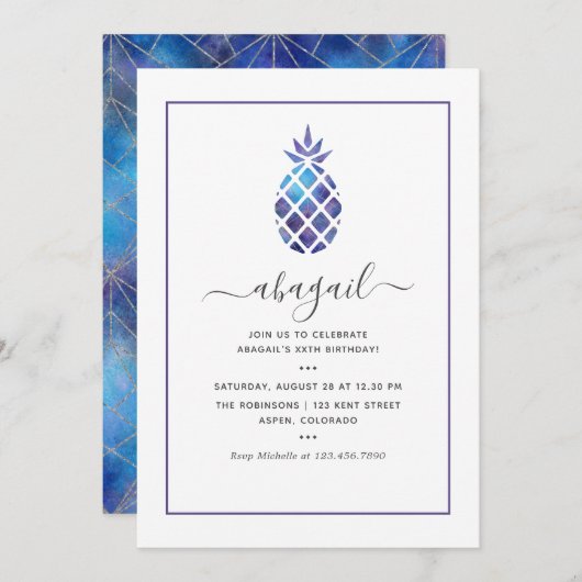 Geometrische bijenborst Zomdag Kaart (Voorkant / Achterkant)