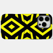 Geometrische Bijenpatroon iPhone Hoesje (Achterkant (horizontaal))