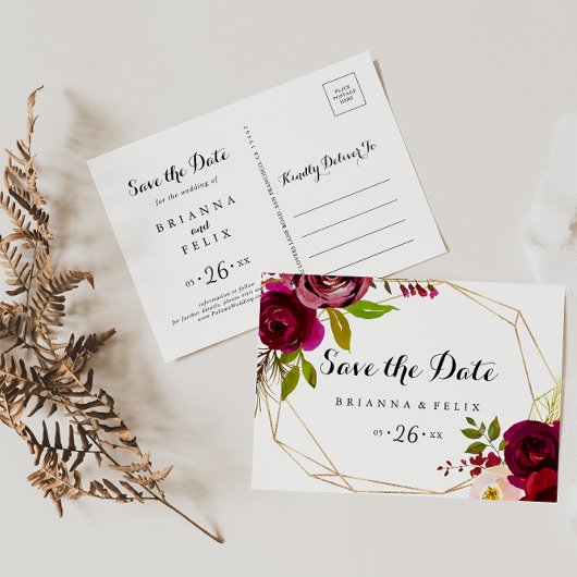 Geometrische bijtende, horizontale vlakke bewaarda briefkaart