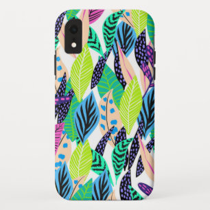 Geometrische bladeren Case-Mate iPhone case
