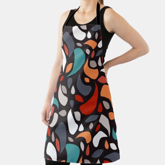 Geometrische bladeren schort (Insitu)