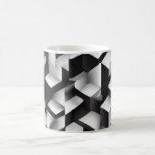 Geometrische Bliss - 3D Gestructureerde Mok (Center)