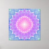 Geometrische bloem canvas afdruk (Voorkant)