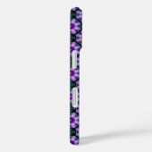 Geometrische bloem in paars Case-Mate iPhone case (Achterkant / Rechts)
