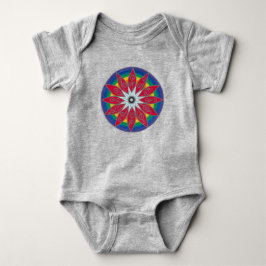 Geometrische bloem piñata mandala romper